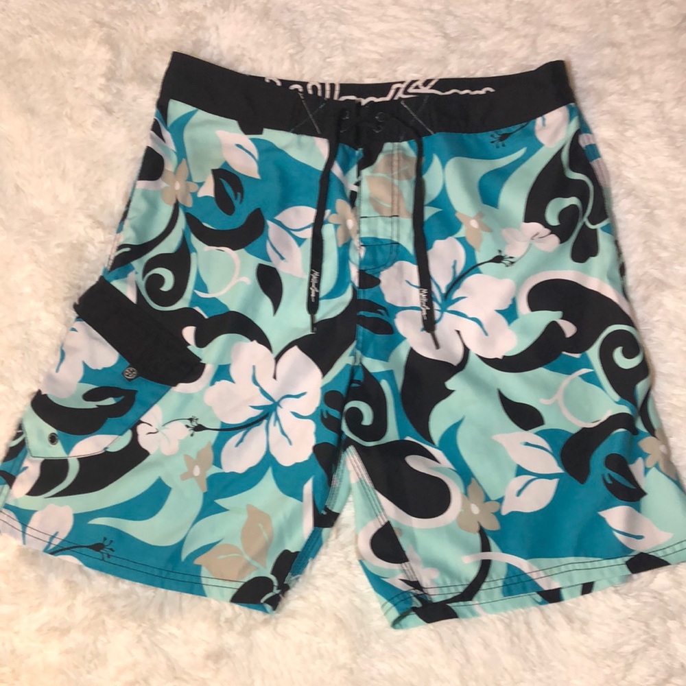Maui and Son Swim Shorts with Drawstring Men’s Size 34 NWOT See Pic of Label